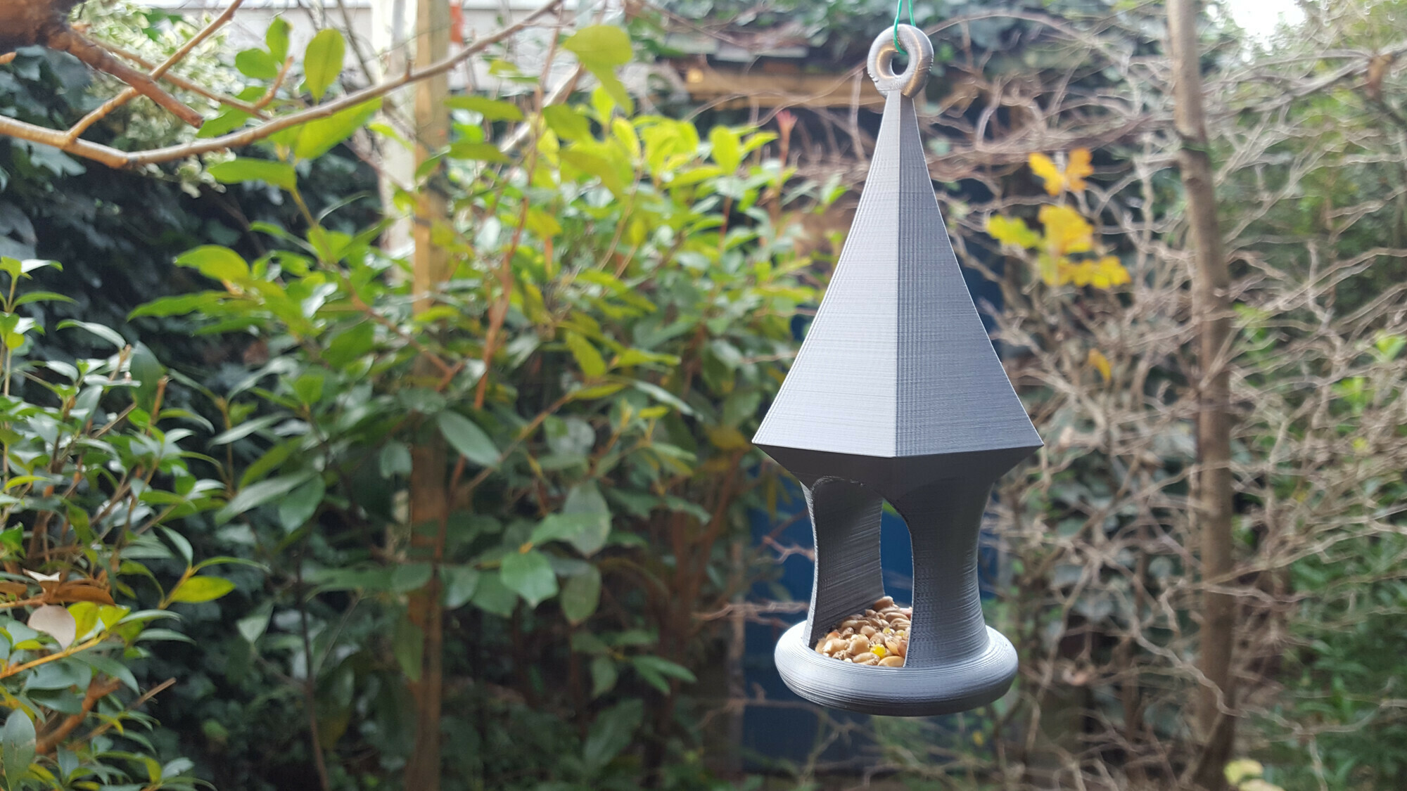 Free STL file Bird Feeder in one print・3D printable model to download・Cults
